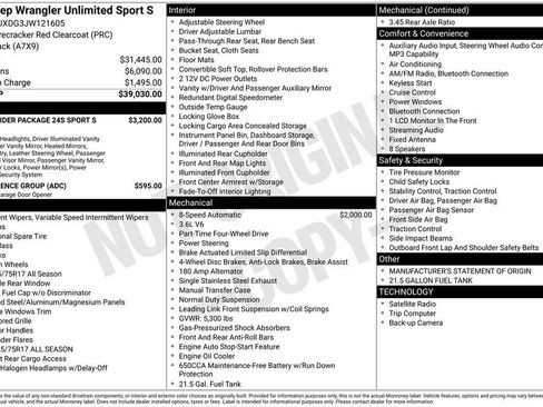 Used 2018 Jeep Wrangler Unlimited Sport S image 4