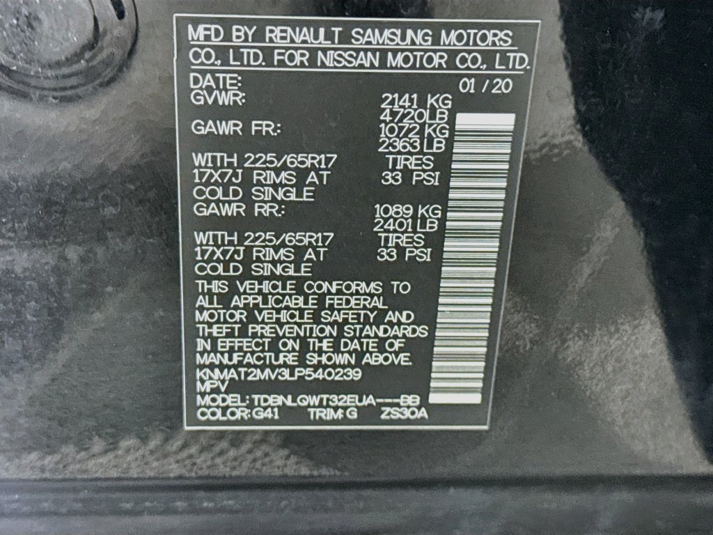Certified 2020 Nissan Rogue SV AWD/4WD image 36