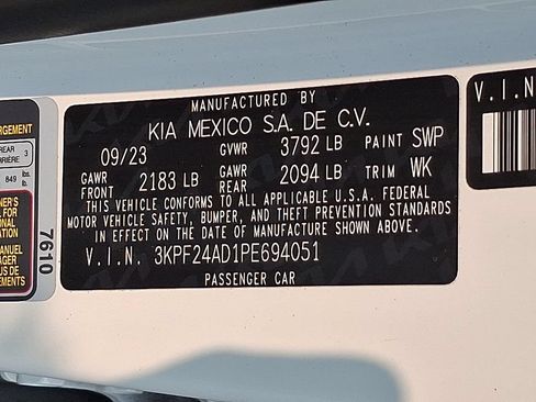 Used 2023 Kia Forte LXS FWD image 25