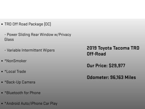 Used 2019 Toyota Tacoma TRD Off-Road image 12