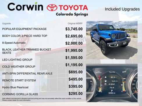Used 2022 Jeep Gladiator Overland w/ Popular Equipment Package AWD/4WD image 4