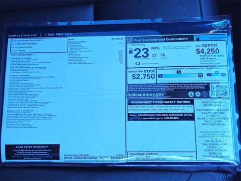 New 2025 Land Rover Range Rover Velar S image 36