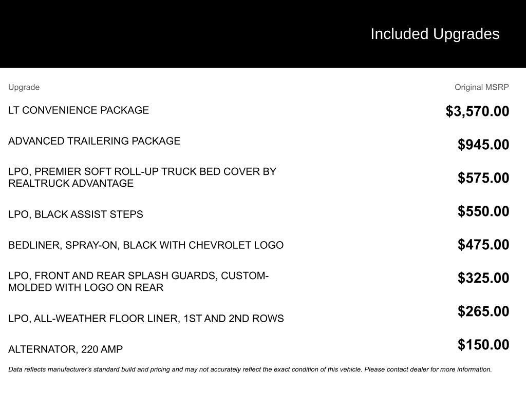 New 2026 Chevrolet Colorado LT w/ LT Convenience Package AWD/4WD image 8