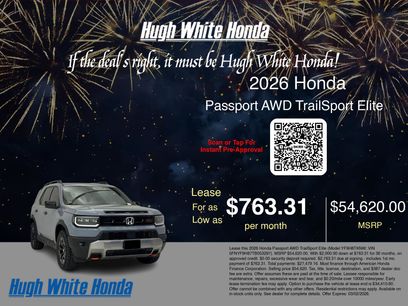 New 2026 Honda Passport TrailSport Elite