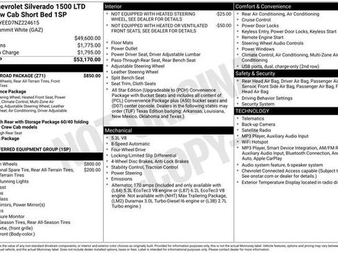 Certified 2022 Chevrolet Silverado 1500 RST w/ Z71 Off-Road Package AWD/4WD image 39