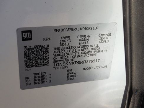 Certified 2024 Chevrolet Tahoe LT AWD/4WD image 28