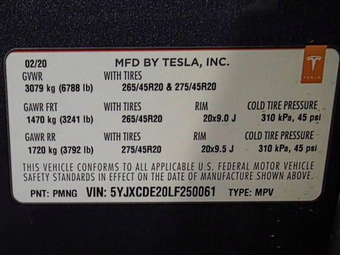Used 2020 Tesla Model X Long Range image 41