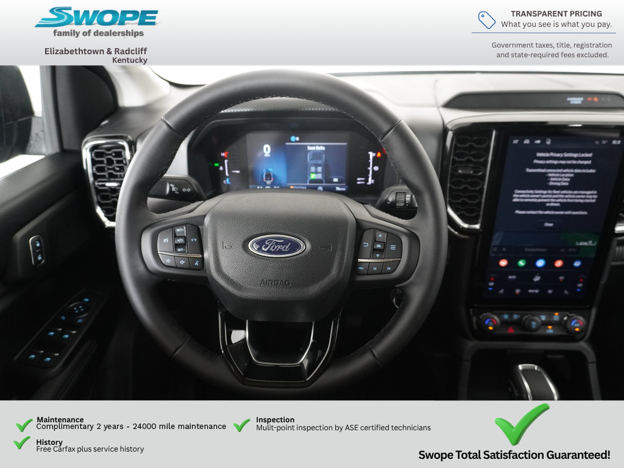 New 2026 Ford Ranger XLT w/ Equipment Group 301A High AWD/4WD image 16