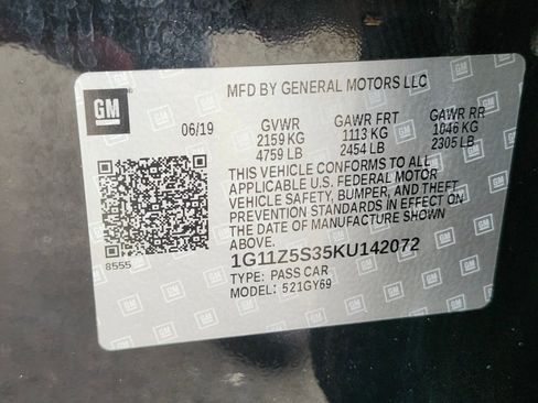 Used 2019 Chevrolet Impala LT w/ LT Convenience Package image 32