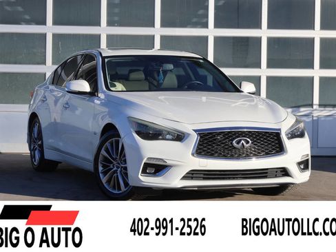 Used 2018 INFINITI Q50 Luxe w/ Essential Package (3.0T Luxe) image 1