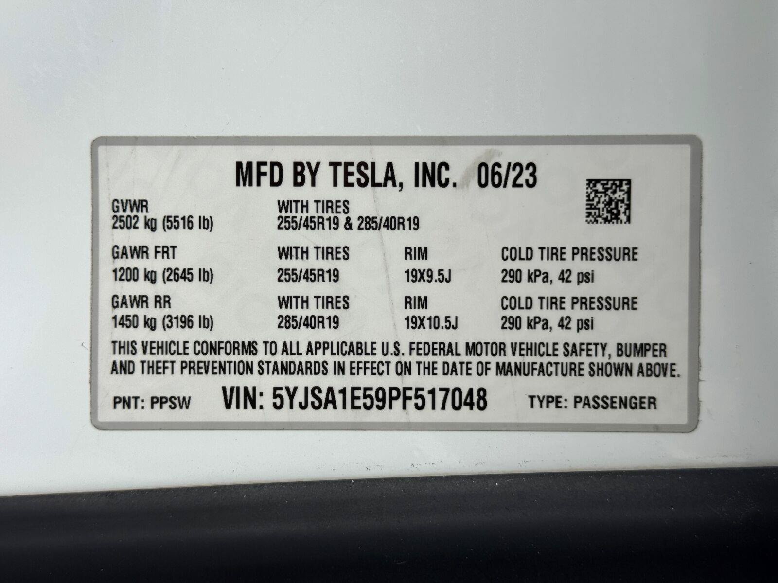 Used 2023 Tesla Model S Standard Range AWD/4WD image 50
