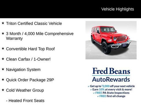 Used 2022 Jeep Wrangler Unlimited Sahara w/ Cold Weather Group AWD/4WD image 4