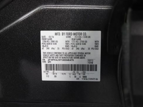 Used 2016 Ford Edge SEL AWD/4WD image 46