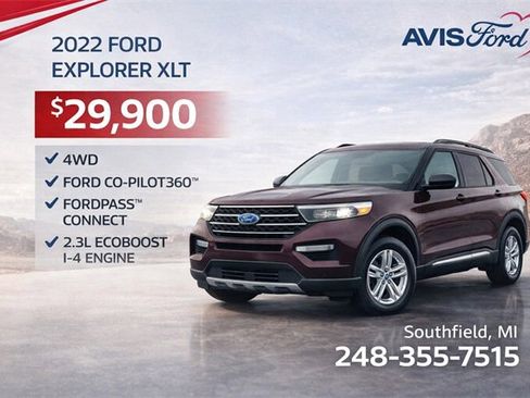 Used 2022 Ford Explorer XLT image 1