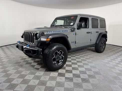 Used 2023 Jeep Wrangler Unlimited Rubicon 4xe w/ Steel Bumper Group image 3