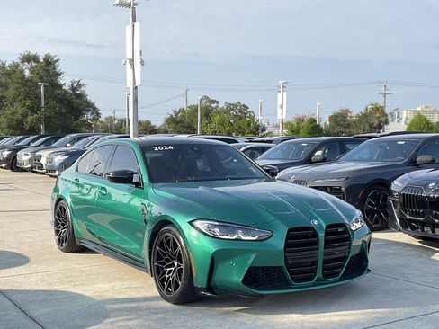 Used 2024 BMW M3 Competition w/ Parking Assistance Package RWD image 1