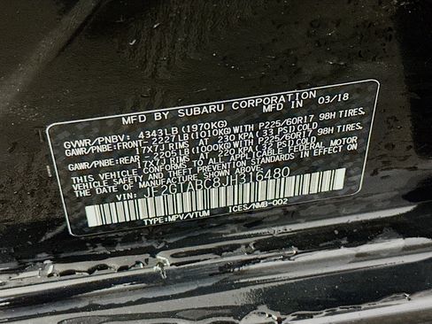 Used 2018 Subaru Crosstrek 2.0i Premium AWD/4WD image 12