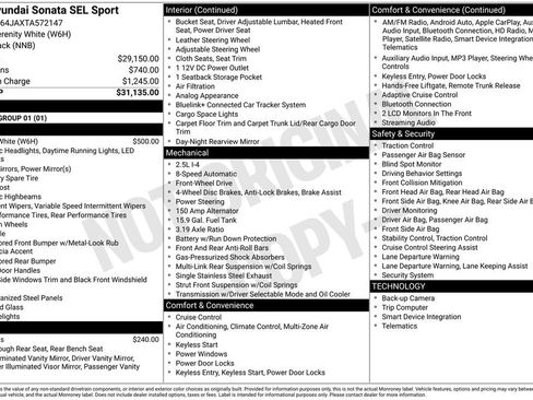 New 2026 Hyundai Sonata SEL FWD image 4