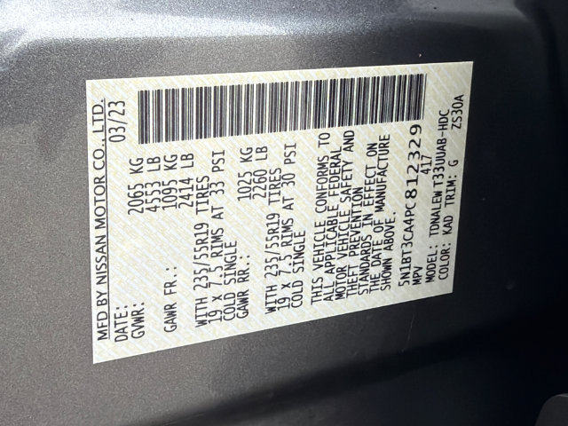 Used 2023 Nissan Rogue SL w/ SL Premium Package FWD image 35
