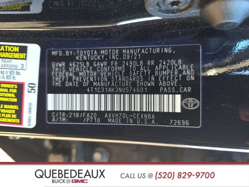 Used 2022 Toyota Camry LE image 14