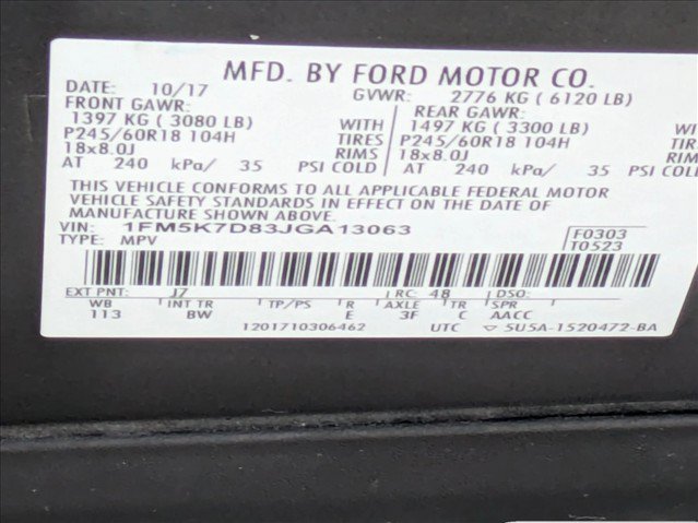 Used 2018 Ford Explorer XLT w/ Equipment Group 202A FWD image 21