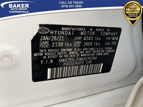 Used 2021 Hyundai Ioniq Limited image 34