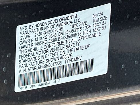 Used 2024 Honda Odyssey EX image 31