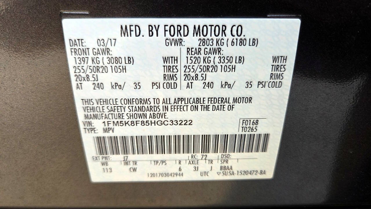 Used 2017 Ford Explorer Limited AWD/4WD image 47