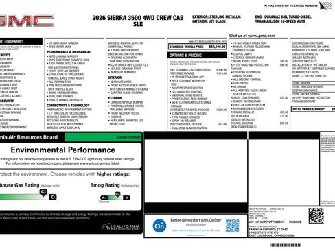 New 2026 GMC Sierra 3500 SLE w/ Preferred Package AWD/4WD image 4