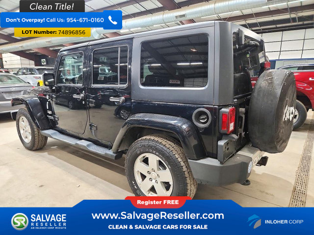 Used 2012 Jeep Wrangler Unlimited Sahara w/ Dual Top Group AWD/4WD image 3