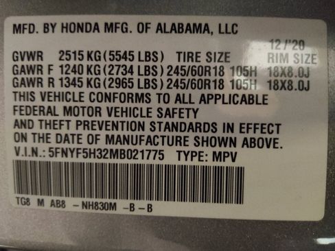 Used 2021 Honda Pilot EX image 33