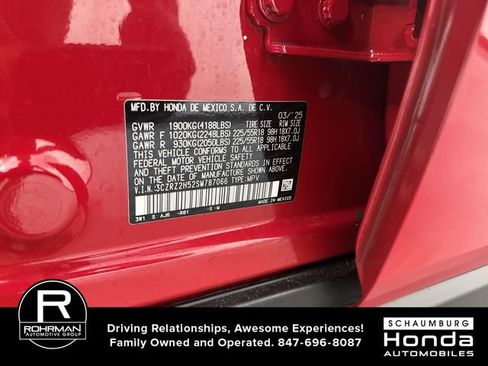 Certified 2025 Honda HR-V Sport image 37