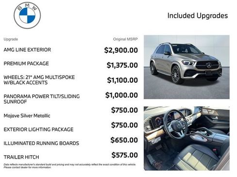 Used 2022 Mercedes-Benz GLE 350 4MATIC w/ AMG Line Exterior image 4