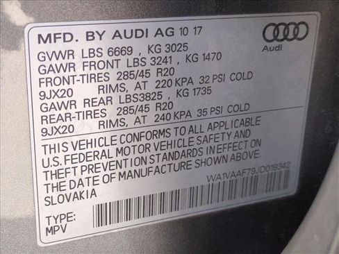Used 2018 Audi Q7 3.0T Prestige w/ Prestige Package AWD/4WD image 13