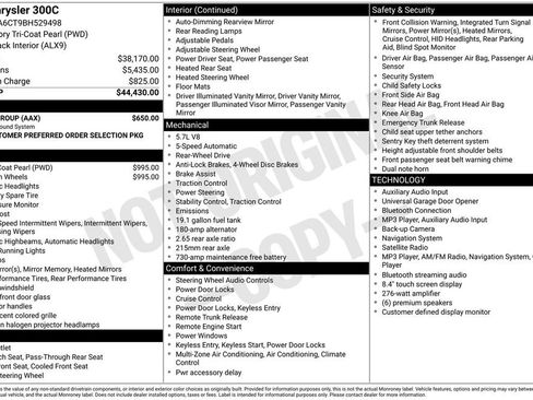 Used 2011 Chrysler 300 C w/ Sound Group RWD image 3