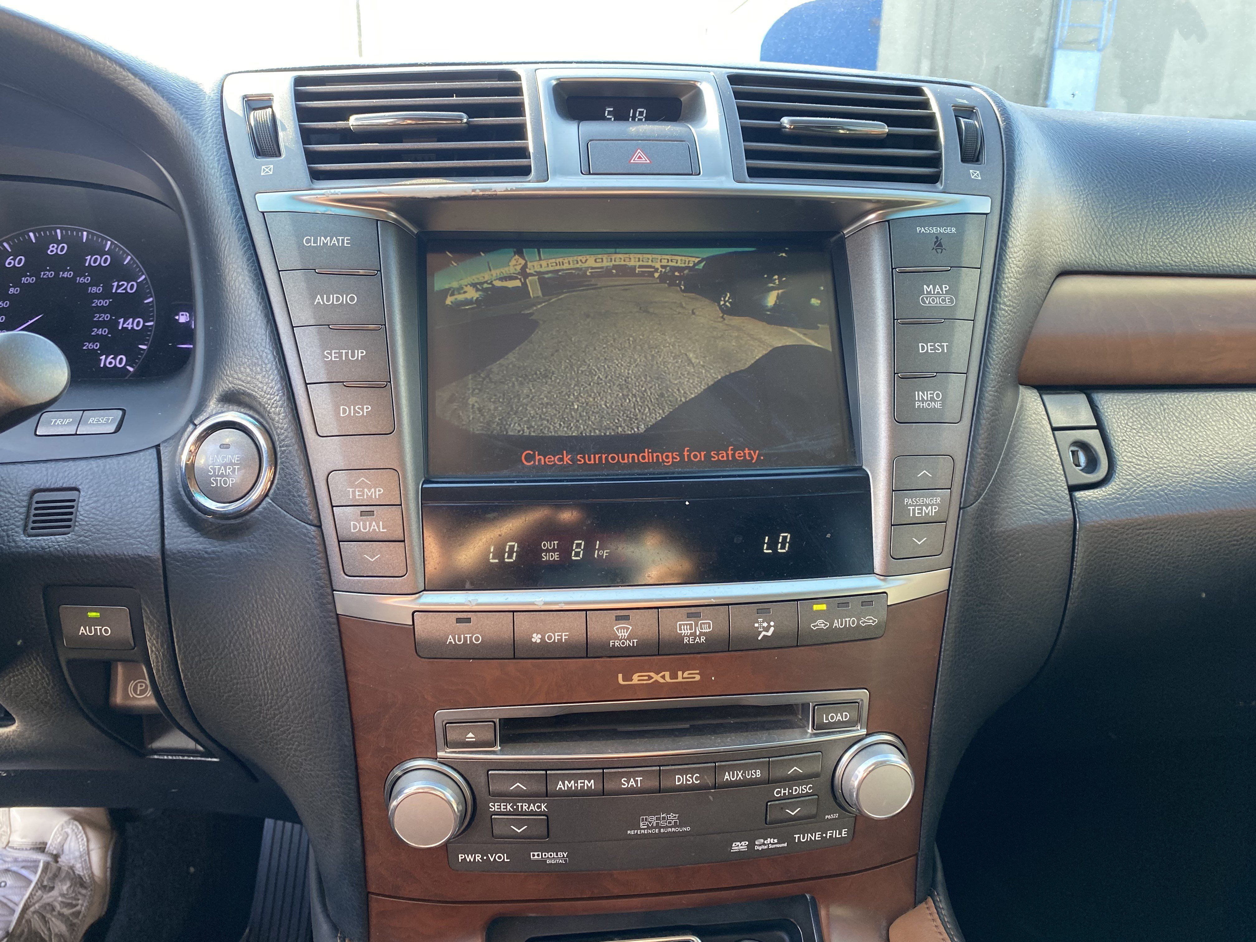 Used 2012 Lexus LS 460 w/ Sport Pkg RWD image 12