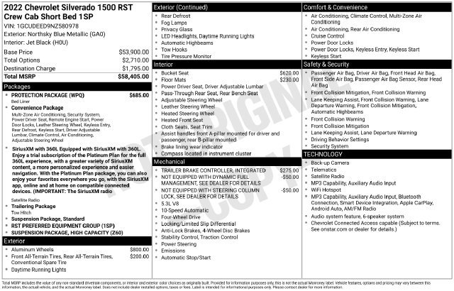 Certified 2022 Chevrolet Silverado 1500 RST w/ Protection Package AWD/4WD image 9