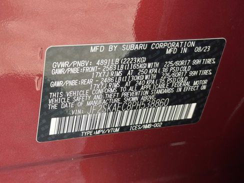 Certified 2023 Subaru Forester Premium AWD/4WD image 37