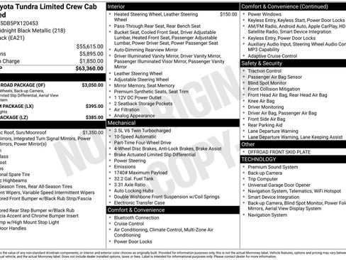 Used 2023 Toyota Tundra Limited w/ TRD Off-Road Package image 15