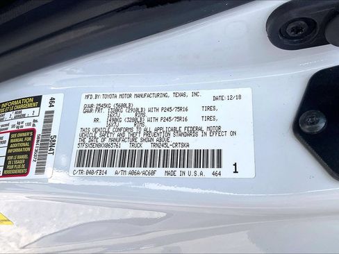 Used 2019 Toyota Tacoma SR w/ SX Package AWD/4WD image 31