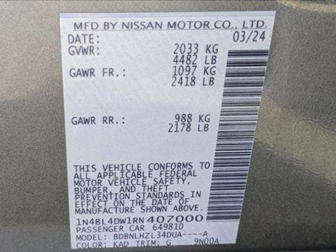 Used 2024 Nissan Altima 2.5 SV image 29