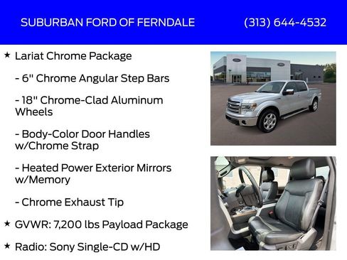 Used 2013 Ford F150 Lariat w/ Luxury Equipment Group AWD/4WD image 13