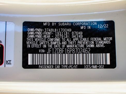 Used 2023 Subaru BRZ Limited image 12