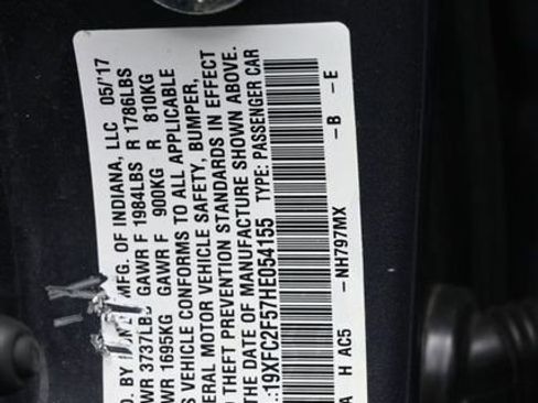 Certified 2017 Honda Civic LX image 14