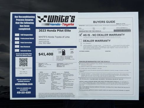 Used 2023 Honda Pilot Elite image 36