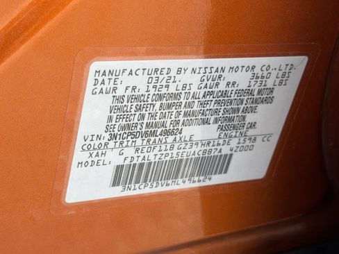 Used 2021 Nissan Kicks SR w/ SR Premium Package FWD image 34