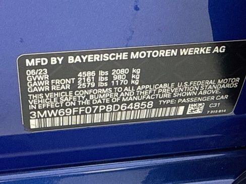 Certified 2023 BMW 330i Sedan w/ M Sport Package RWD image 34