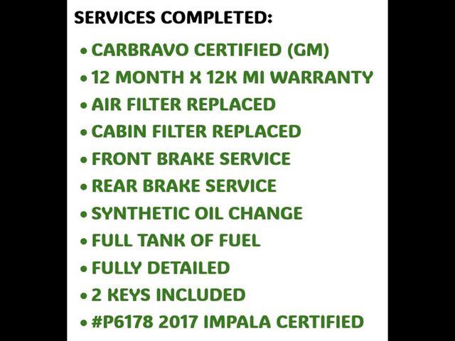 Certified 2017 Chevrolet Impala Premier w/ Enhanced Convenience Package FWD image 9