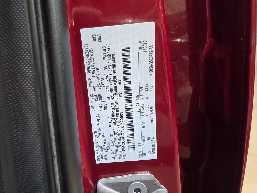 Used 2018 Ford Escape SEL FWD image 25