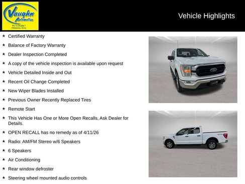 Used 2022 Ford F150 XLT w/ Trailer Tow Package AWD/4WD image 2